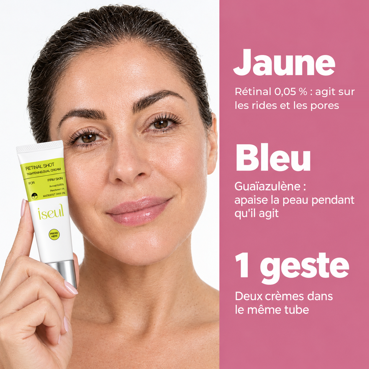 CRÈME RÉTINAL ISEUL DOUBLE ACTION FERMETÉ 50 ML